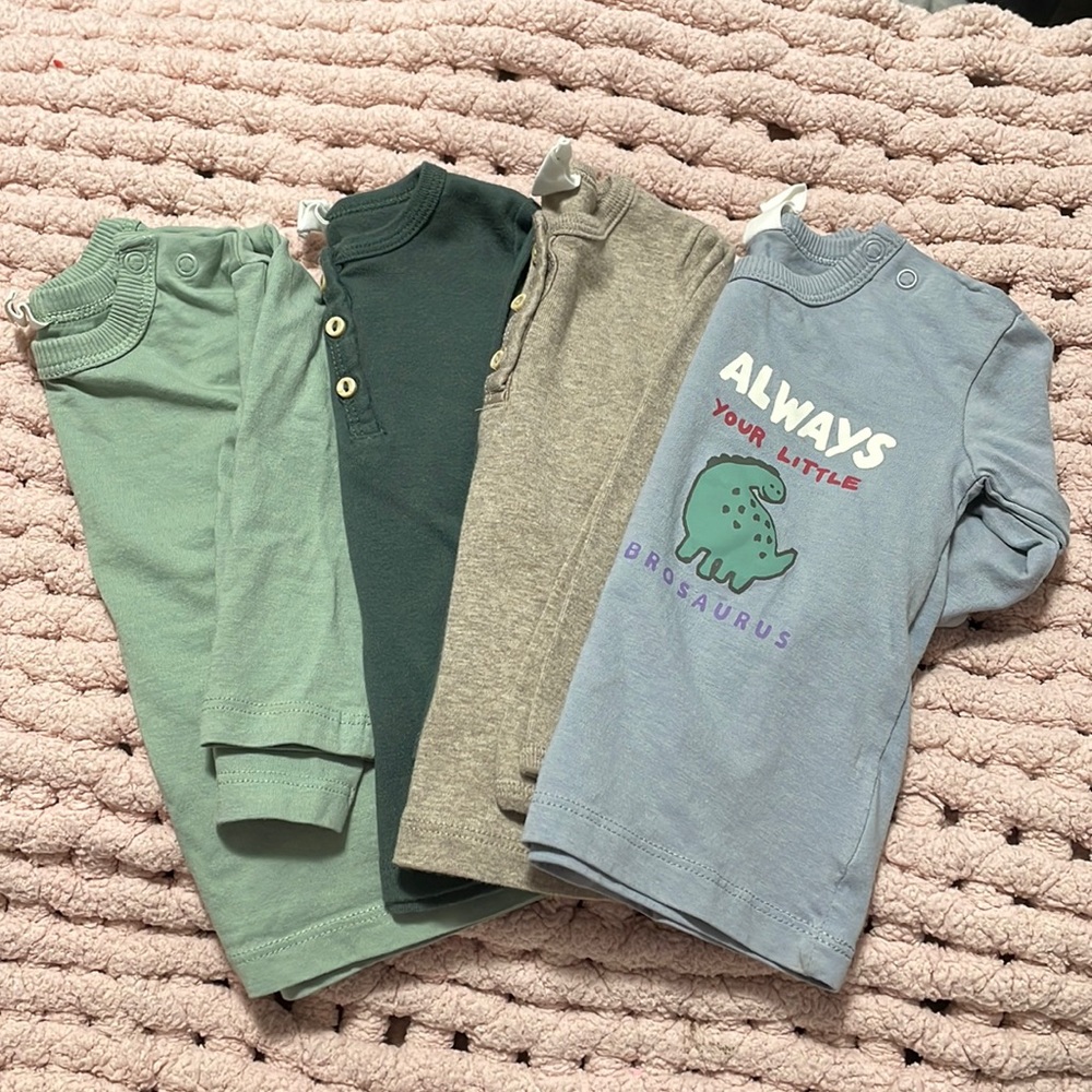 4 long sleeves